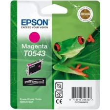 obrázek produktu Epson T0543 Magenta Ultra Chrome Hi-Gloss 13ml pro Stylus Photo R800/R1800 - originální - purpurová/magenta