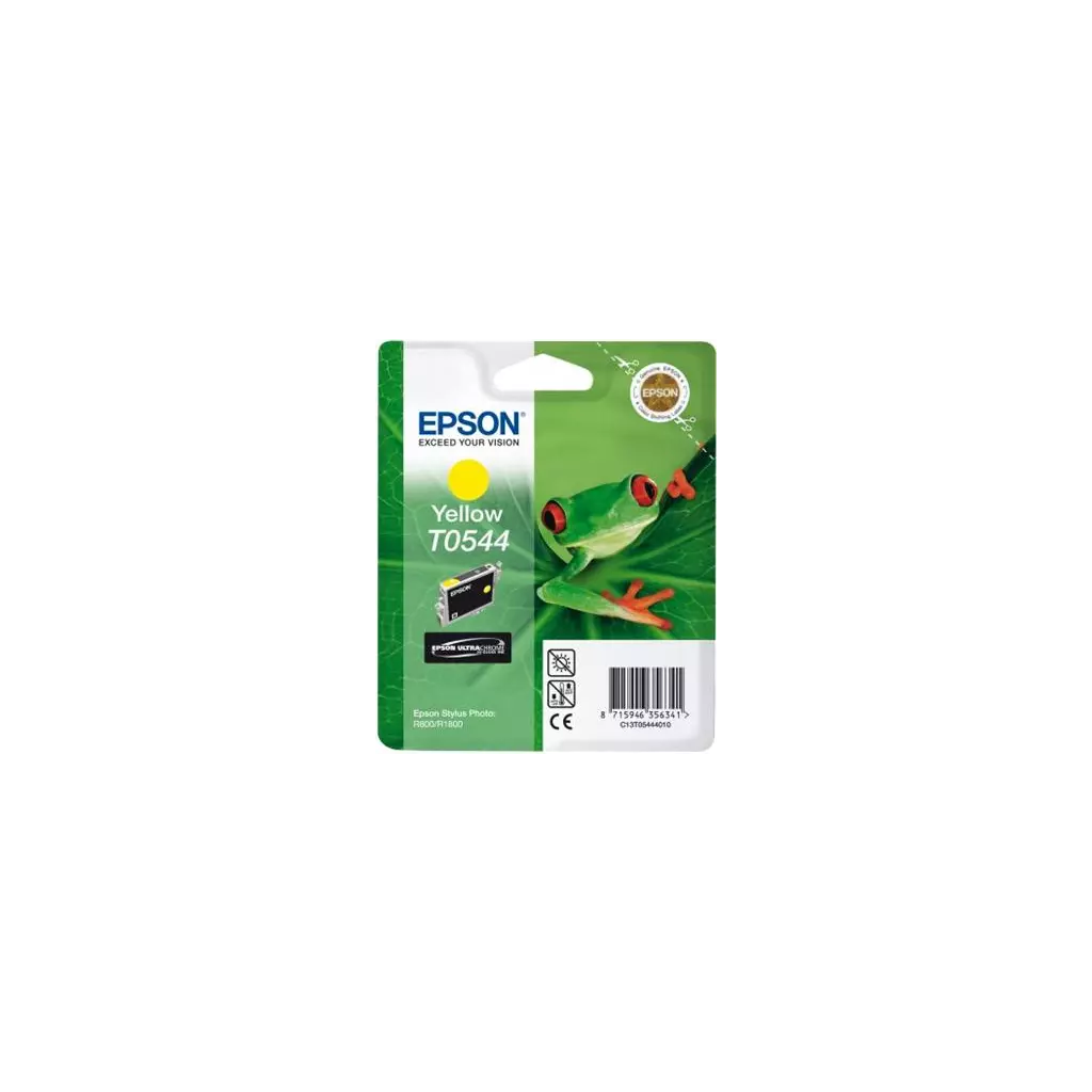 Obrázek produktu Epson T0544 Yellow Ultra Chrome Hi-Gloss 13ml pro Stylus Photo R800/R1800 - originální - žlutá/yellow