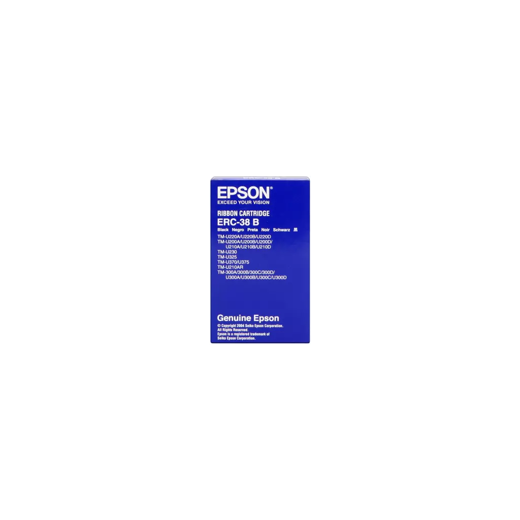 Obrázek produktu Epson barvící páska černá ERC-38B (ERC38B) pro TM-U210/-U220/-U230/-U300/-U375 - černá