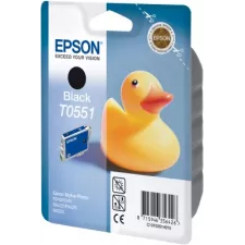 obrázek produktu Epson T0551 Black 8ml pro Stylus Photo R240/R245/RX420/RX425/RX520 - originální - černá/black