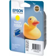 obrázek produktu Epson T0554 Yellow 8ml pro Stylus Photo R240/R245/RX420/RX425/RX520 - originální - žlutá/yellow