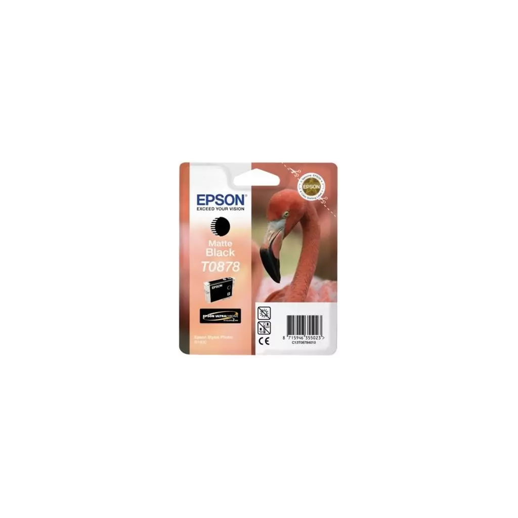 Obrázek produktu Epson T0878 Black Matte Ultra Gloss High-Gloss 2 pro Stylus Photo R1900 - originální - černá/black