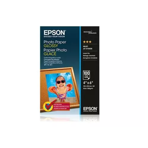 obrázek produktu EPSON Photo Paper Glossy 10x15cm, 100 listů, 200g/m2