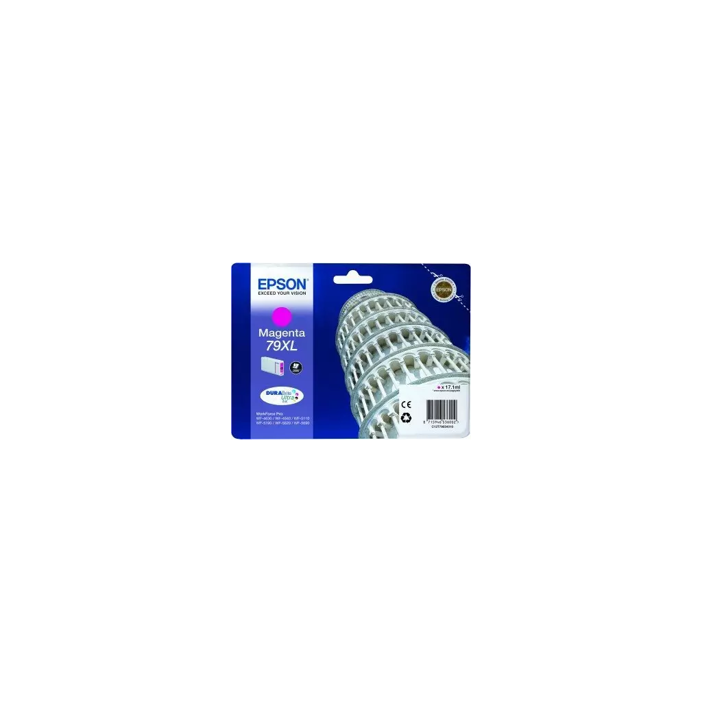 Obrázek produktu Epson T7903 XL Magenta, 17ml, pro série WF-5110DW,WF-5190DW,WF-5620DWF,WF-5690DWF - originální - purpurová/magenta