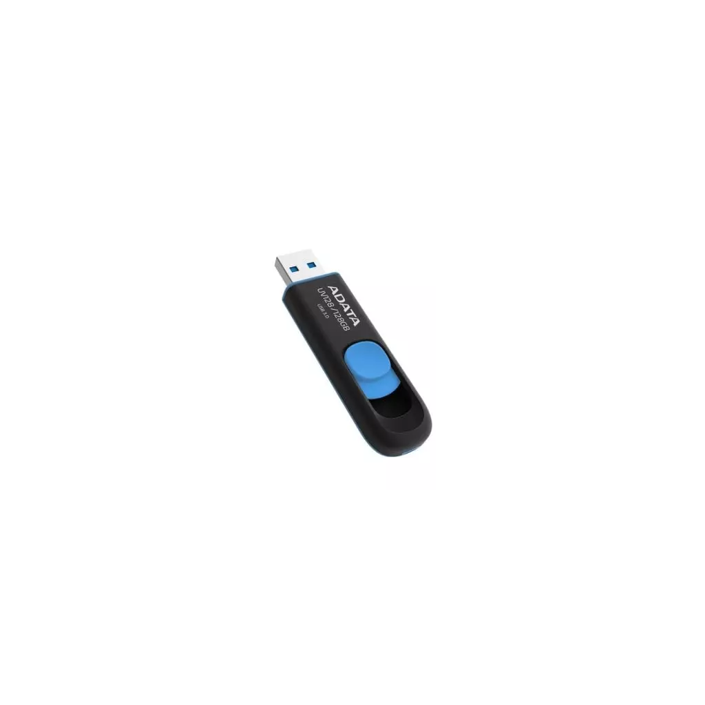 Obrázek produktu ADATA UV128 DashDrive 128GB černý/modrý (AUV128-128G-RBE) - černá