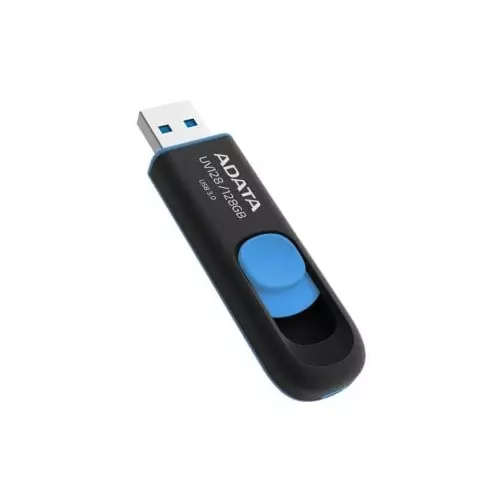 obrázek produktu ADATA UV128 DashDrive 128GB černý/modrý (AUV128-128G-RBE) - černá