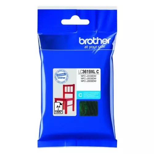 obrázek produktu Brother LC-3619XLC azurová - originální - azurová/cyan