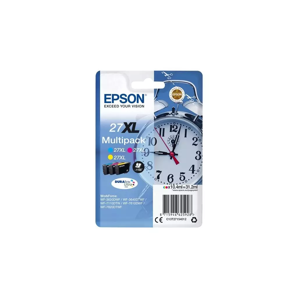 Obrázek produktu Epson T2715 Multipack 3-barevná 27XL - žlutá/yellow