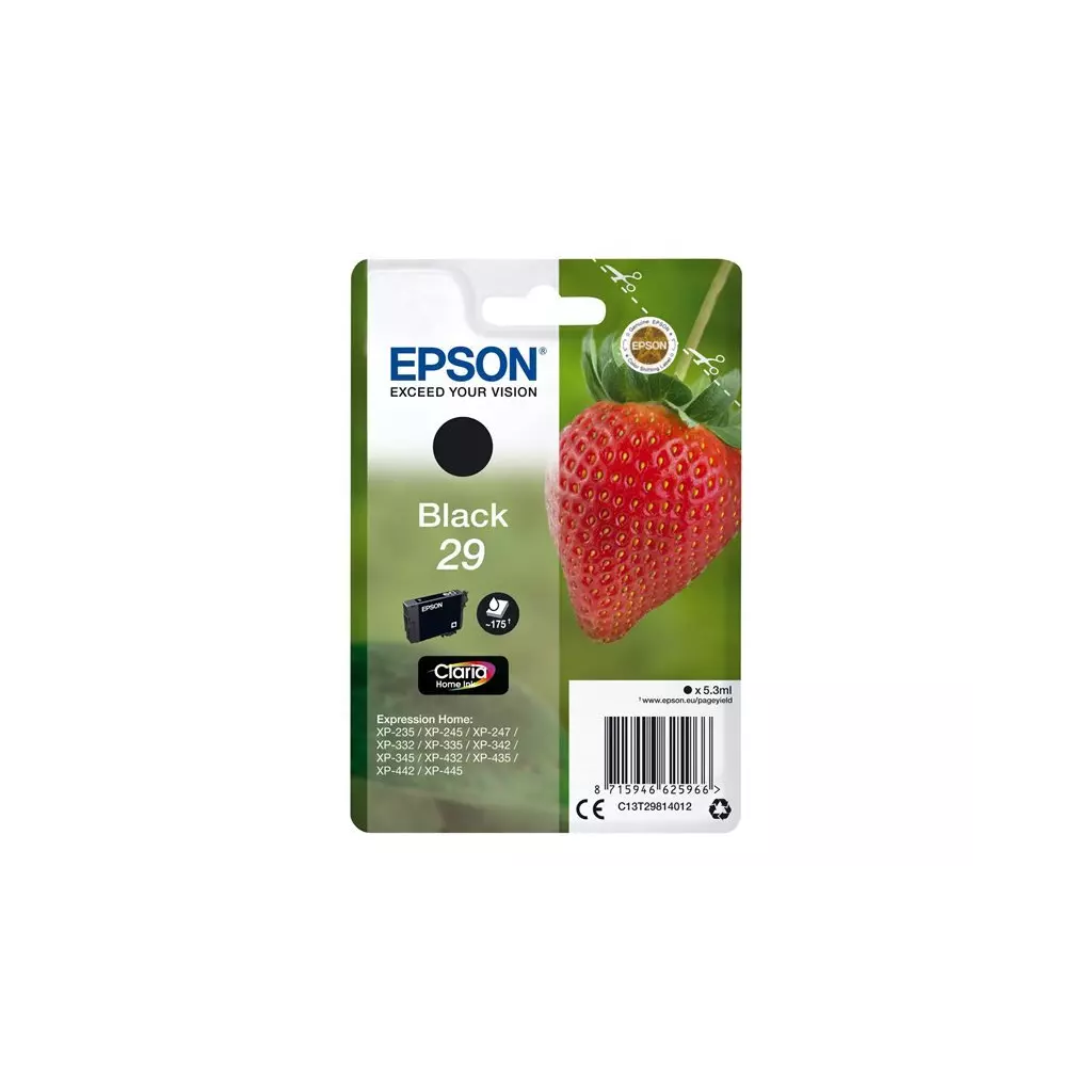 Obrázek produktu Epson T2981 Black 29, černá - originál - černá/black