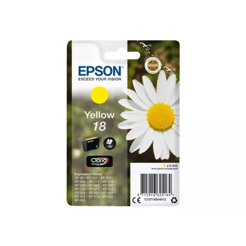 obrázek produktu Epson T1804 žlutá - originál - žlutá/yellow
