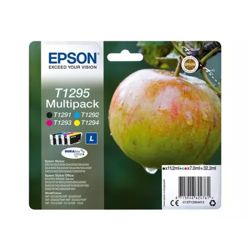 obrázek produktu Epson T1295 Multipack 32,2ml pro Stylus SX420W/SX425W/SX525WD/SX620FW, Stylus Office BX305F/BX320FW/BX525WD/BX625FWD - originální - purpur