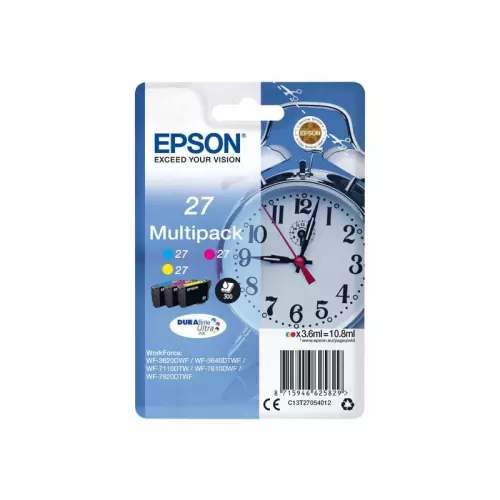 obrázek produktu Epson Multipack 3-barevná 27 (C13T27054010) - originál - purpurová/magenta