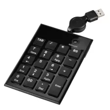 obrázek produktu HAMA slimline klávesnice SK140, numerická, černá (50448)