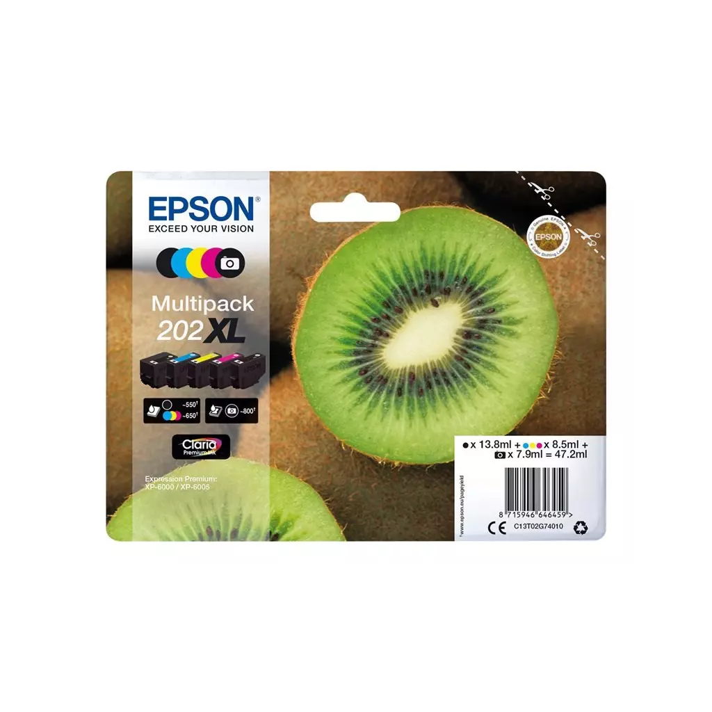 Obrázek produktu Epson 202XL Multipack - originál - žlutá/yellow