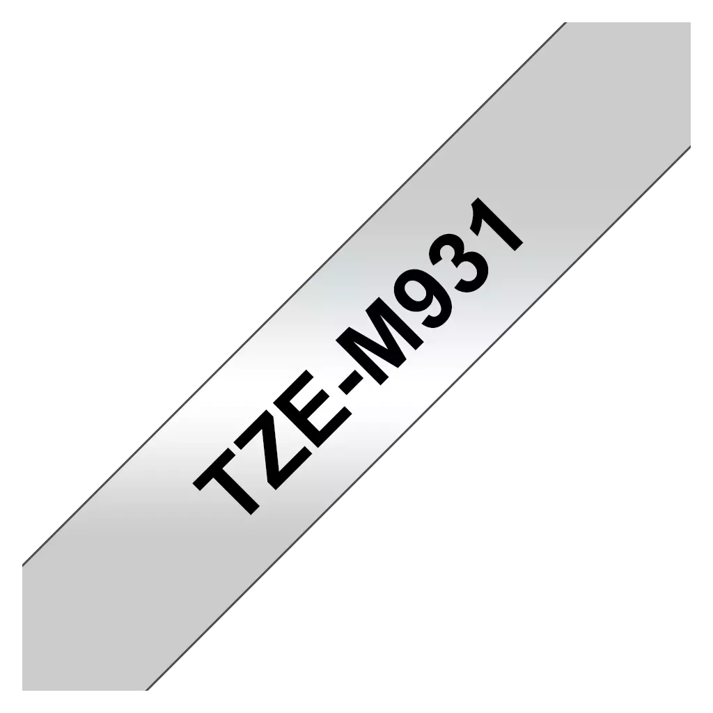 Obrázek produktu Brother TZe-M931, průsvitná matná/černá, laminovaná, šířka 12mm, délka 8m