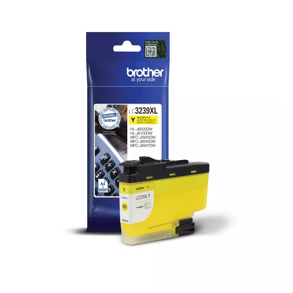 Obrázek produktu Brother inkoust LC-3239XLY žlutý (5000 stran) - originální - žlutá/yellow