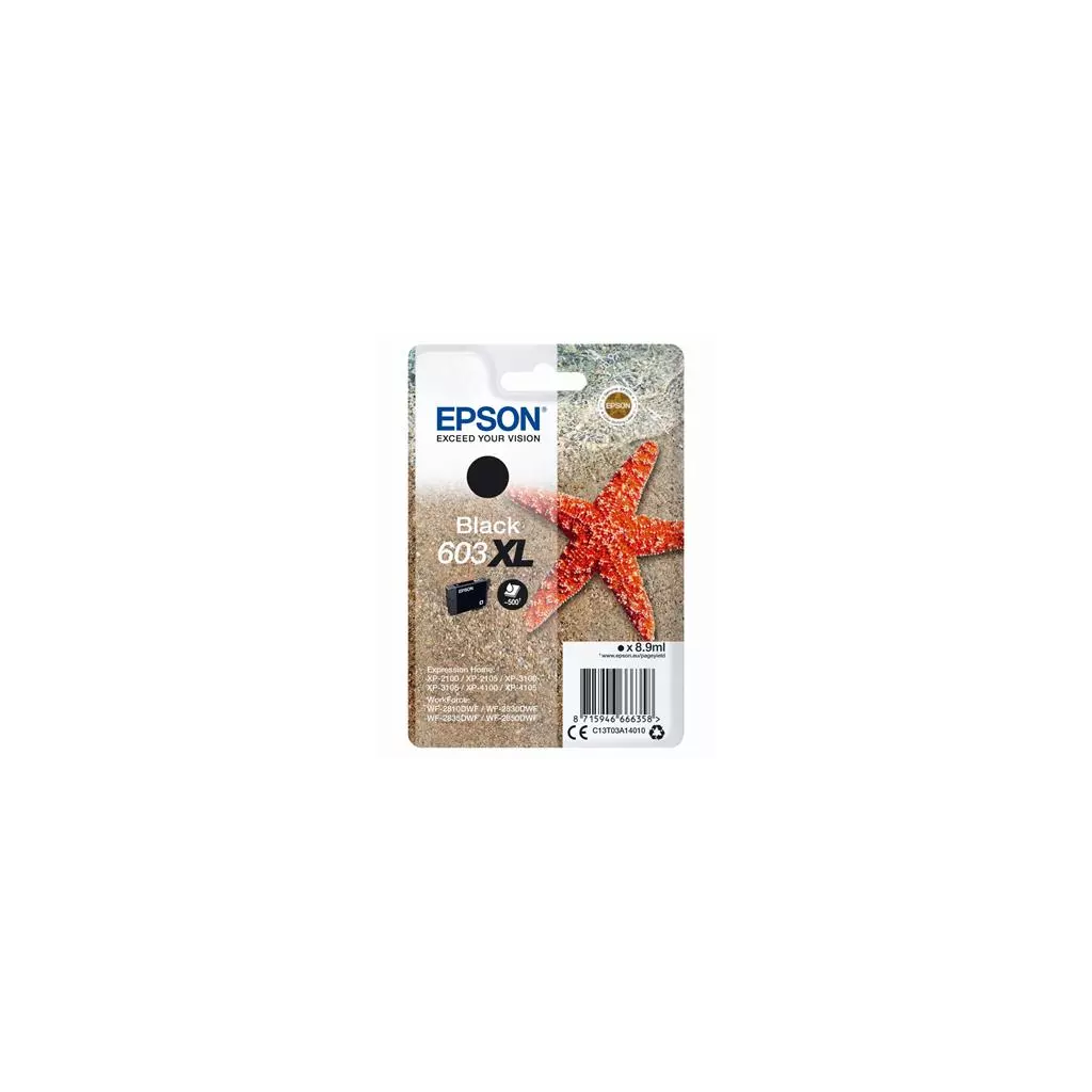 Obrázek produktu Epson Singlepack Black 603XL černá - originální - černá/black