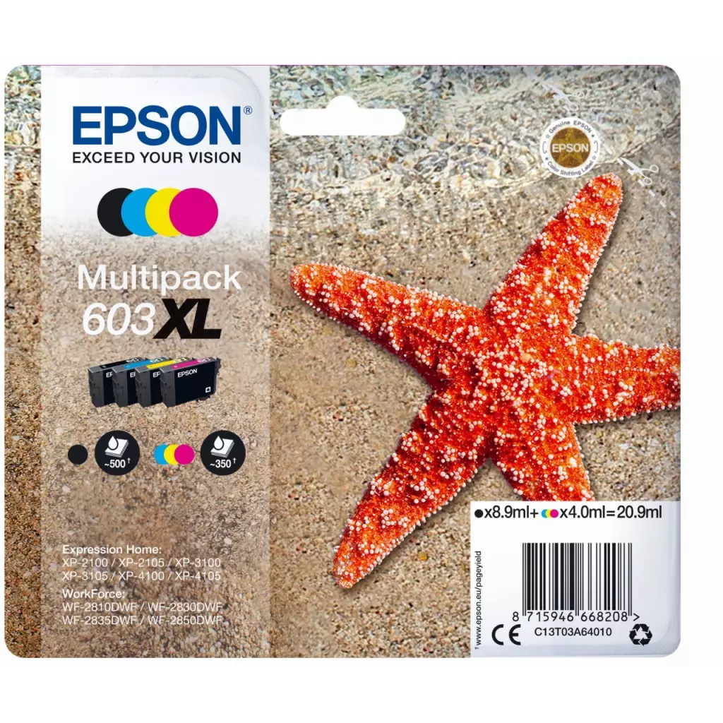 Obrázek produktu Epson 603XL Multipack - originál - purpurová/magenta