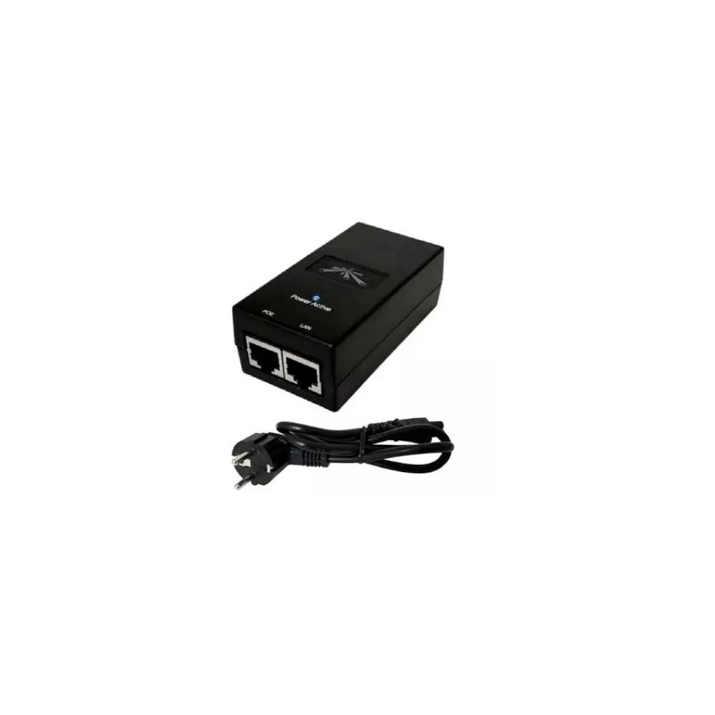 Obrázek produktu Ubiquiti POE-24, 24V, 1A, 24W, napájeci zdroj s integrovaným PoE injektorem