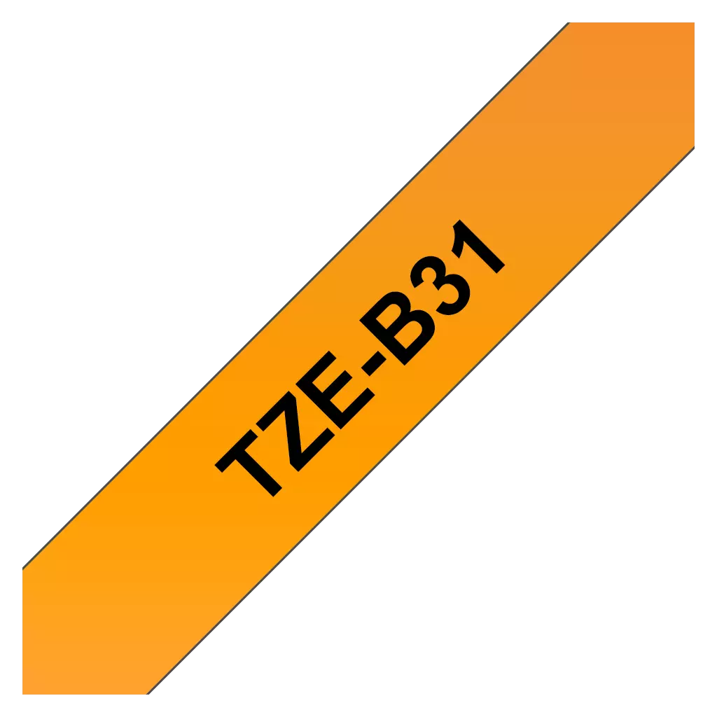 Obrázek produktu Brother TZ-B31, signální oranžová / černá 1ks
