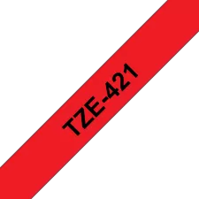 obrázek produktu Brother TZe-421, červená / černá (9mm, laminovaná)
