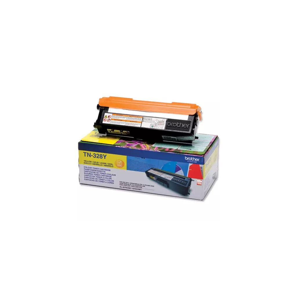 Obrázek produktu Brother toner TN-328Y, yellow (6.000 stran) - originální