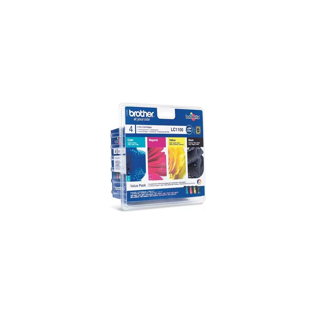 Obrázek produktu Brother inkoust LC-1100 sada inkoustů black, magenta, yellow, cyan - originální - žlutá/yellow