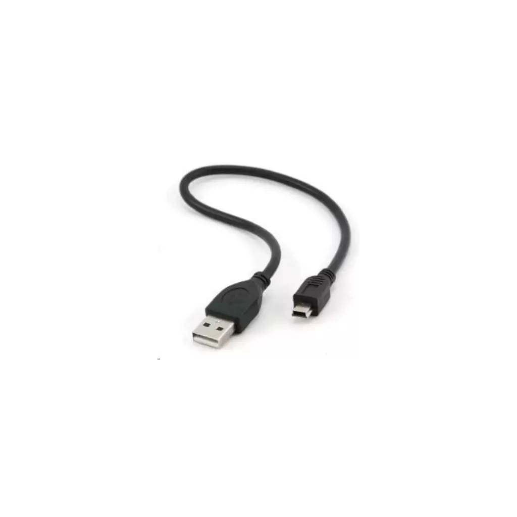 Obrázek produktu Gembird kabel USB 2.0 A-Mini B (5pin) 30cm - černá