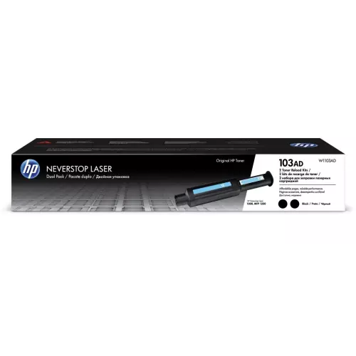 obrázek produktu HP 103AD Neverstop Black Toner (2x2500 stran) - originální