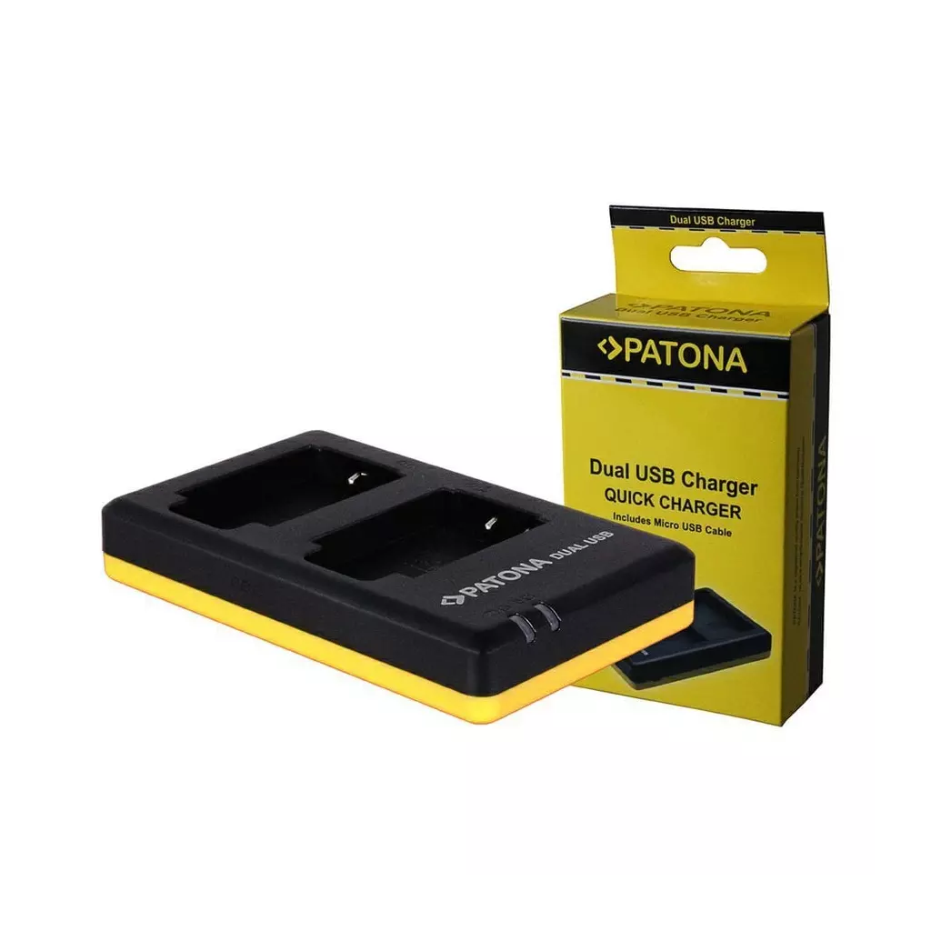 Obrázek produktu Patona Dual Quick nabíječka akumulátoru pro Panasonic DMW-BLC12 USB