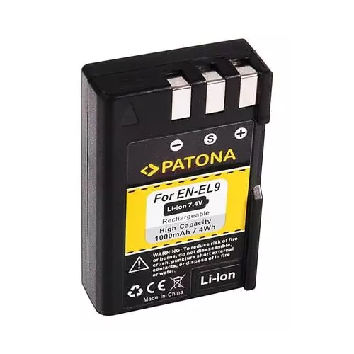 obrázek produktu Patona PT1040 - Nikon EN-EL9 1000mAh Li-Ion