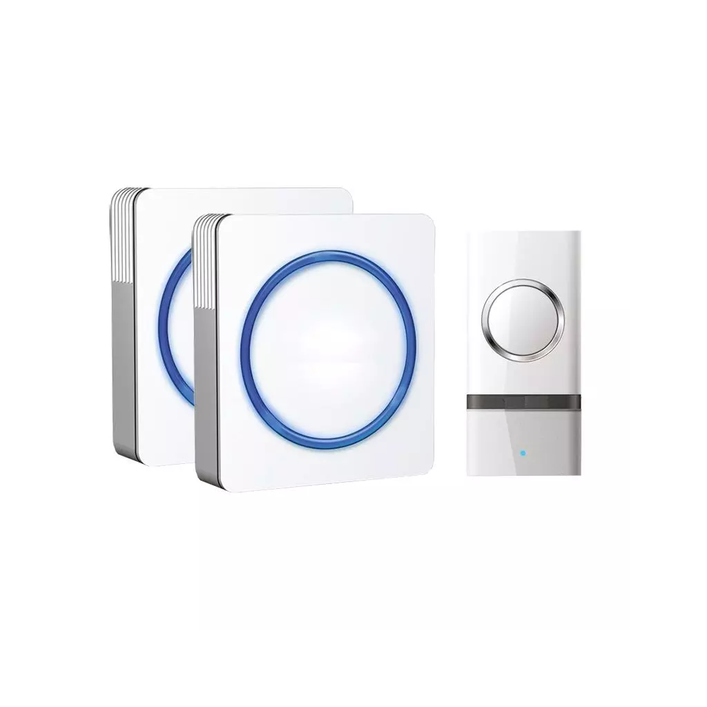 Obrázek produktu Solight 2x bezdrátový zvonek, do zásuvky, 120m, bílý