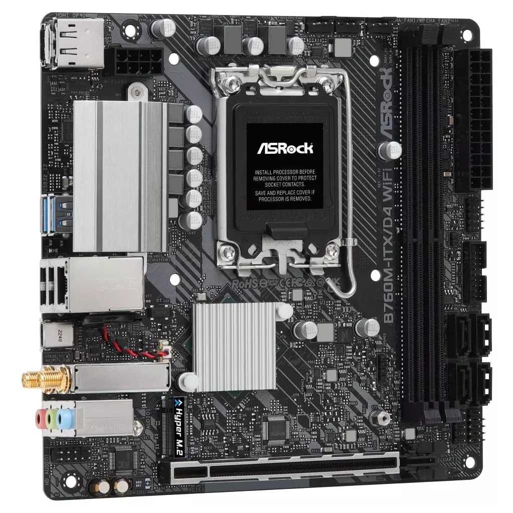 Obrázek produktu ASRock B760M-ITX/D4 WIFI mini-ITX
