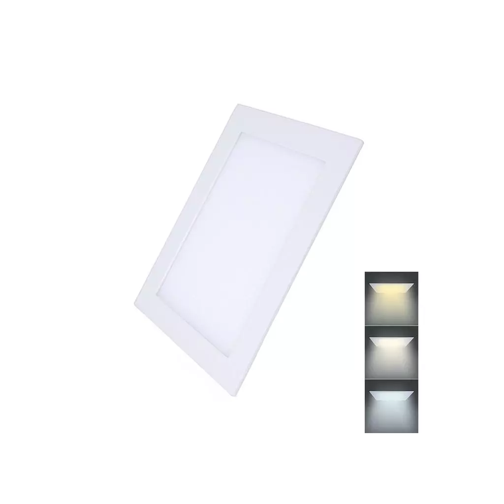 Obrázek produktu Solight LED mini panel CCT, podhledový, 18W, 1530lm, 3000K, 4000K, 6000K, čtvercový