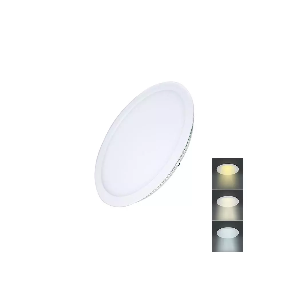 Obrázek produktu Solight LED mini panel CCT, podhledový, 6W, 450lm, 3000K, 4000K, 6000K, kulatý