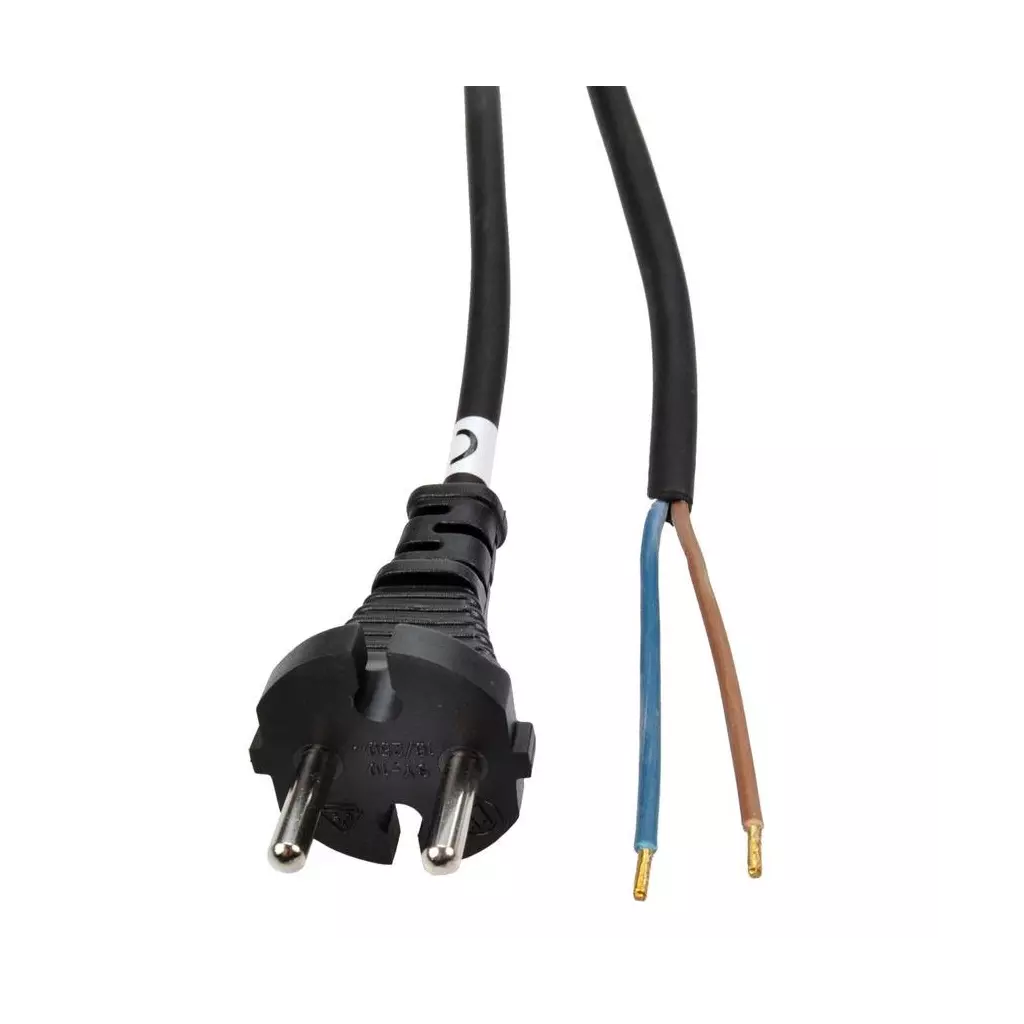 Obrázek produktu Solight flexo kabel, 10m, 2 x 1.5mm2, gumová H05RR-F2, černá