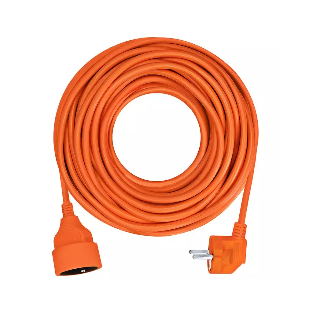 Obrázek produktu Solight prodlužovací přívod - spojka, 1 zásuvka, 7m, 3 x 1mm2, oranžová