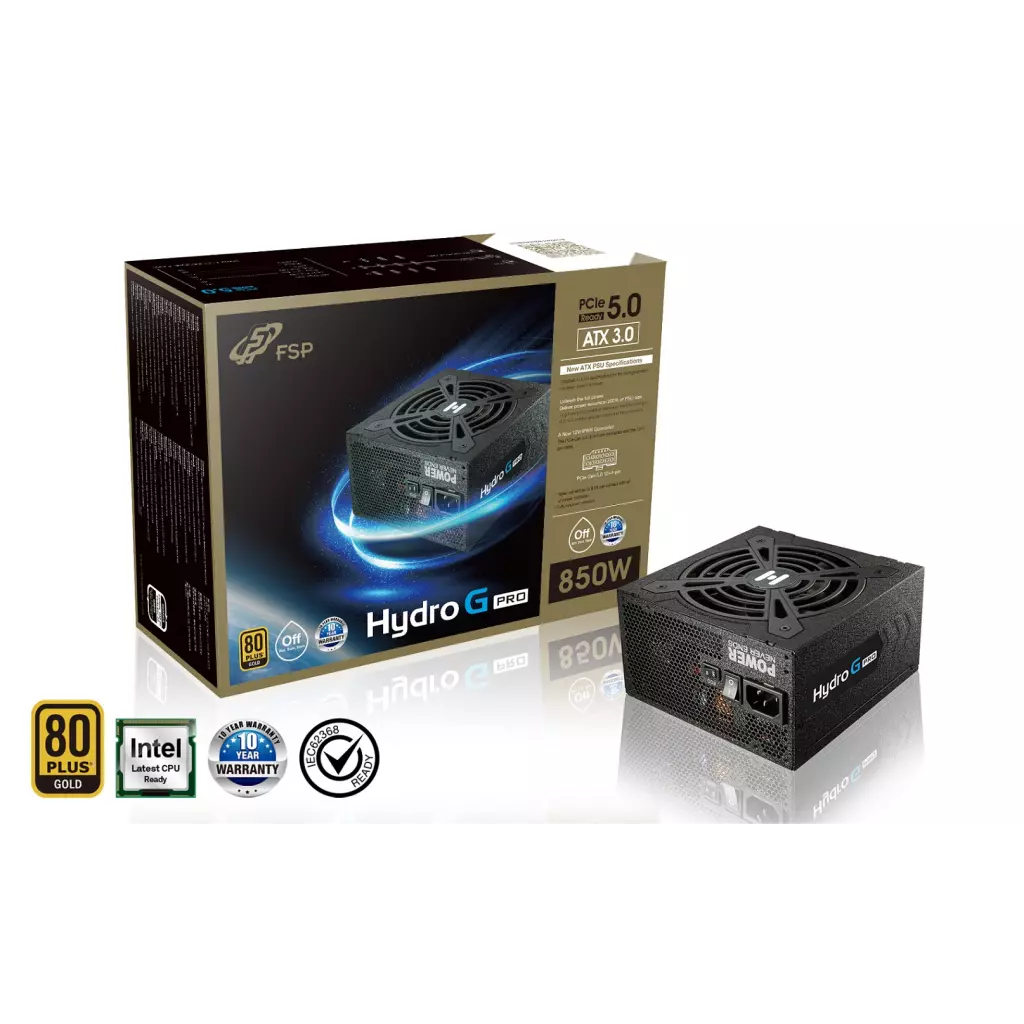 Obrázek produktu FSP Hydro G PRO ATX3.0 850W - černá