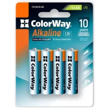 obrázek produktu ColorWay alkalická baterie AA, 4ks v balení blister