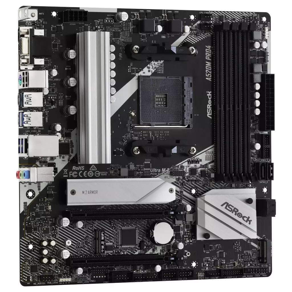 Obrázek produktu ASRock A520M PRO4