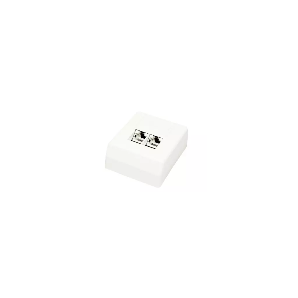 Obrázek produktu NE ZÁSUVKA 2x RJ45 (STP) Cat.6 NAD OMÍTKU
