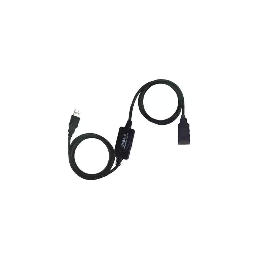 Obrázek produktu PremiumCord USB 2.0 repeater a prodlužovací kabel A/M-A/F 10m - černá