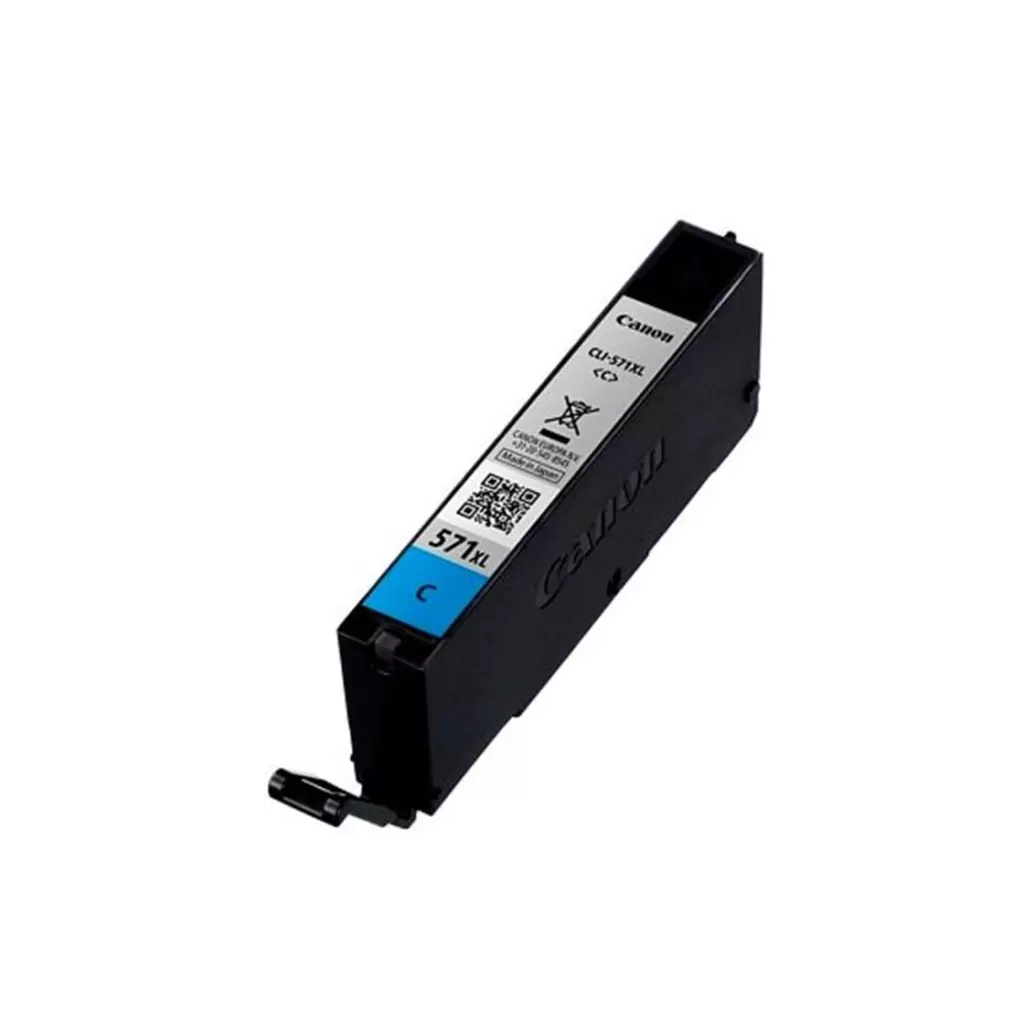Obrázek produktu CANON CLI-571 XL C, azurový velký, originální - azurová/cyan