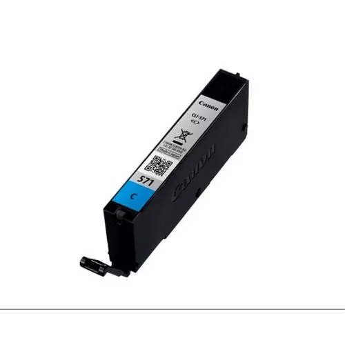 obrázek produktu CANON CLI-571 C, azurový, originální - azurová/cyan