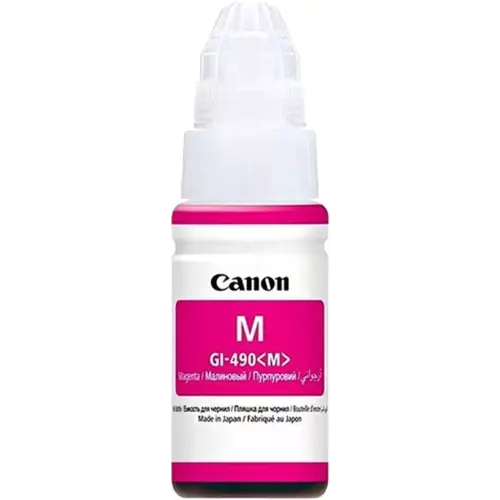 obrázek produktu CANON GI-490 M, magenta - purpurová/magenta