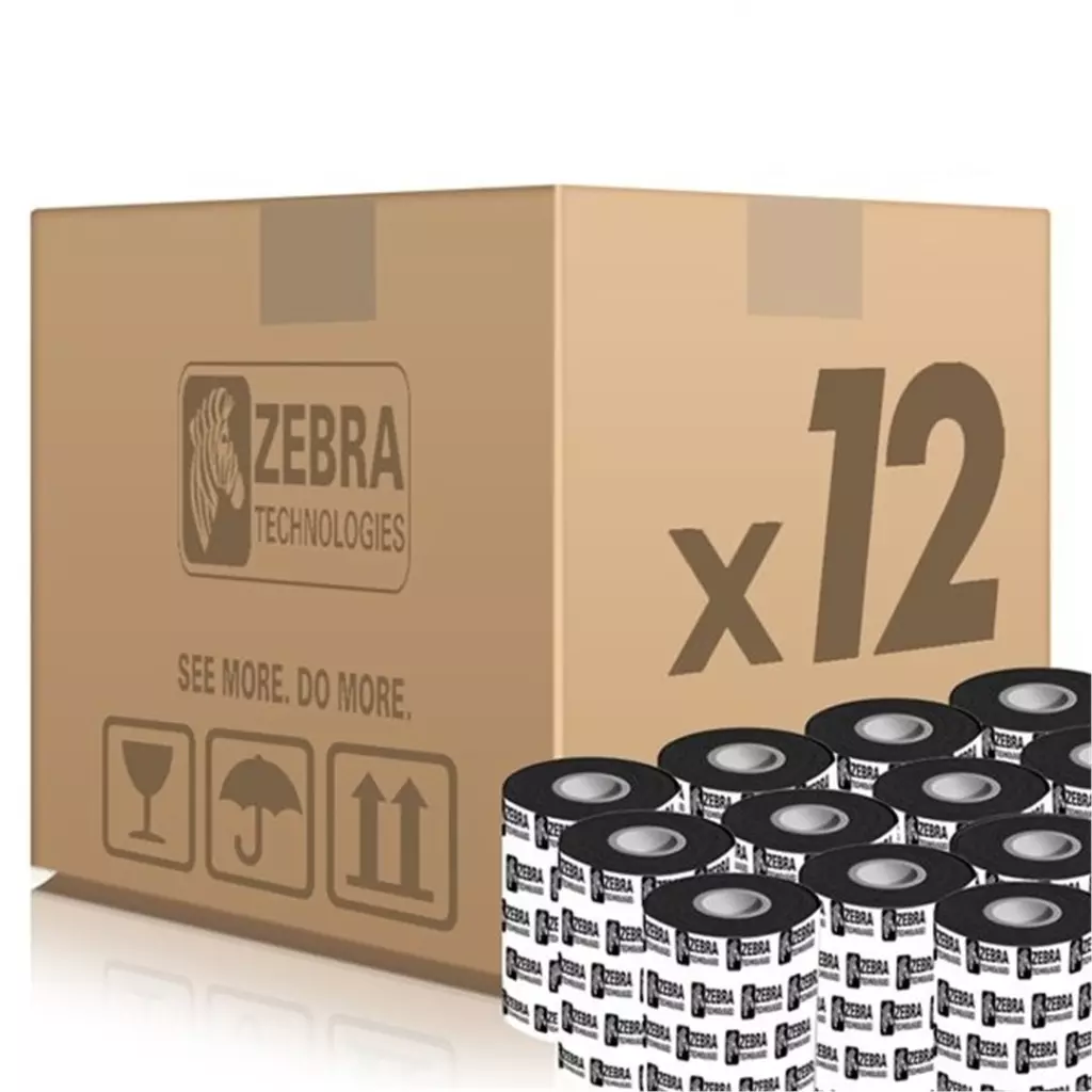 Obrázek produktu Zebra barvící páska TTR 2300 Wax. šířka 64mm. délka 74m