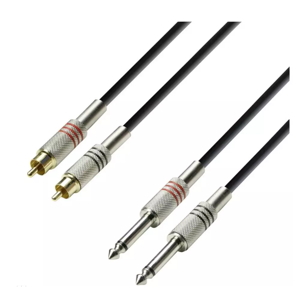 Obrázek produktu Double Line kabel 2x cinch (M) / 2x jack (M) 6,3 mm, 3 m