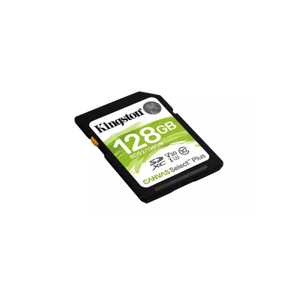 Obrázek produktu KINGSTON SDXC 128GB Canvas Select Plus A1 C10 Card (čtení 100 MB/s, zápis 85MB/s)