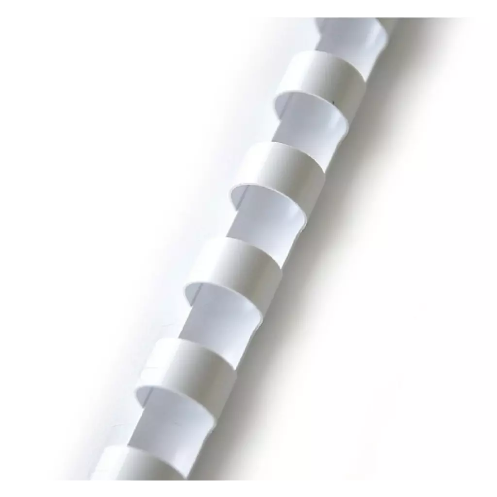 Obrázek produktu Plastové hřbety 100ks, 10mm, bílé