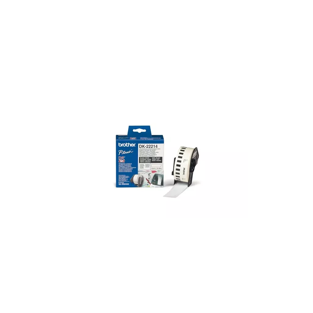 Obrázek produktu Brother DK-22214, papírová role 12mm x 30,48m
